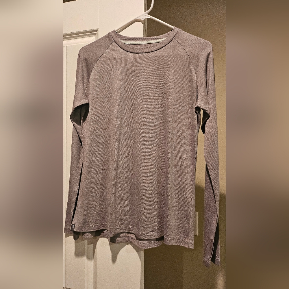 Free Fly Gray Long Sleeve Top